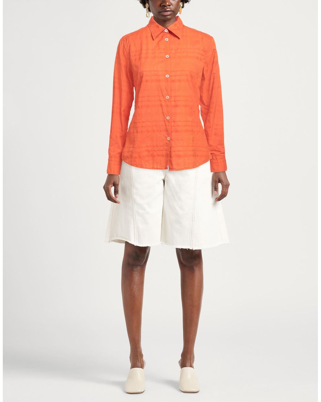 Massimo Alba Orange Shirt