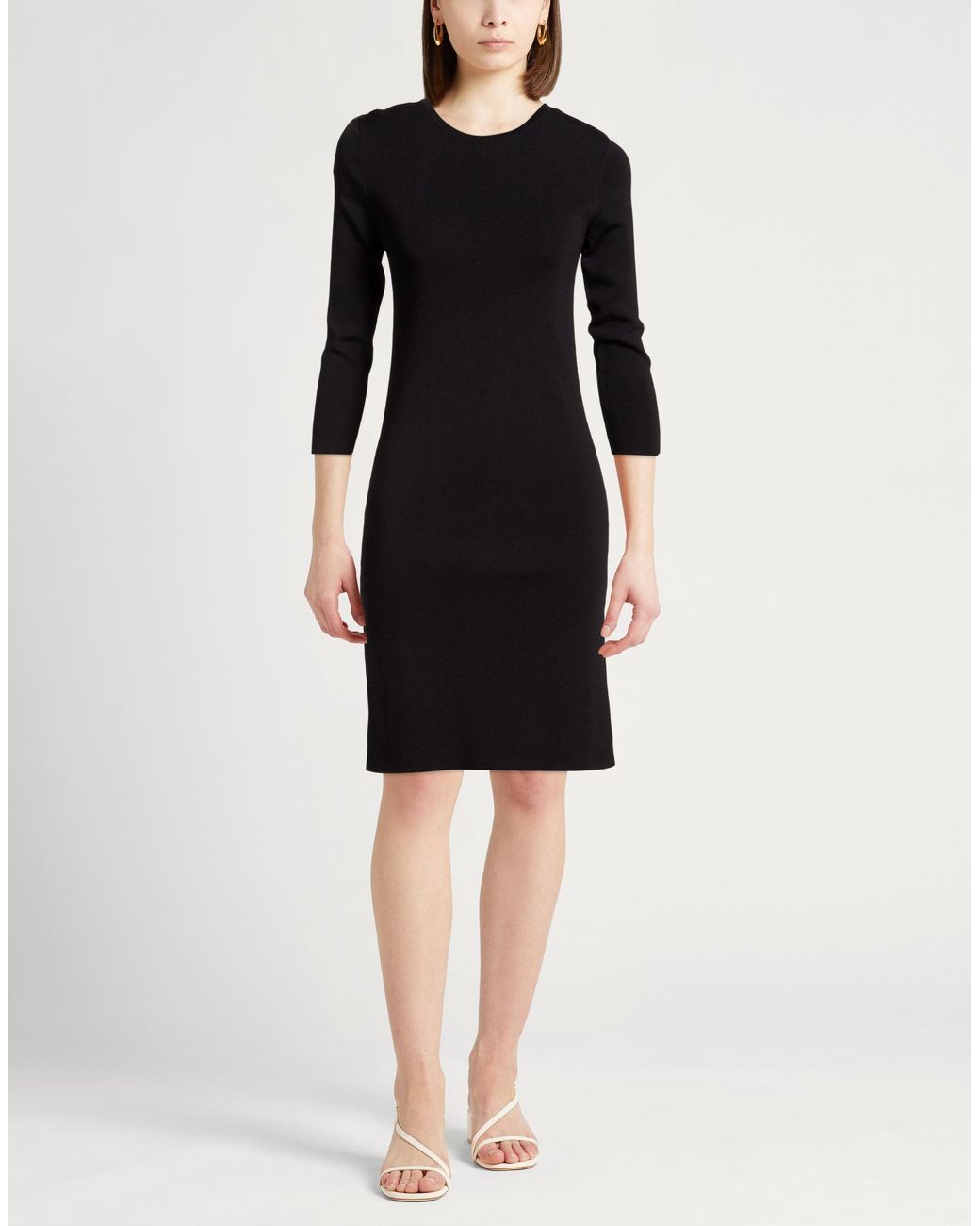 Anna Molinari Black Mini Dress