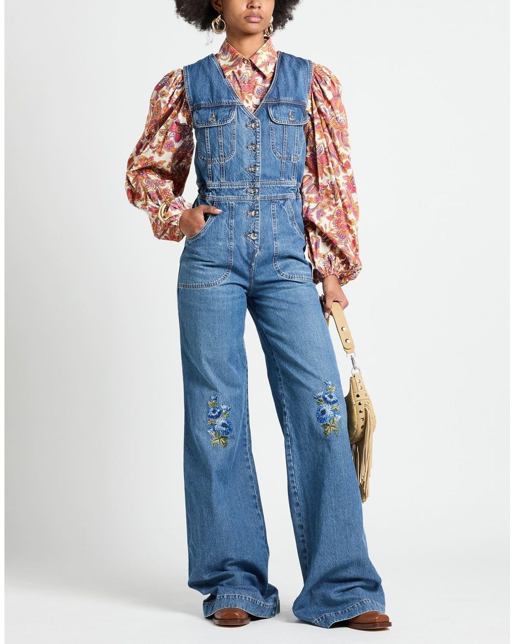Etro Blue Jumpsuits