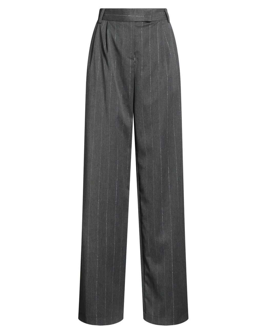 Gaelle Paris Gray Pants Polyester, Rayon, Elastane