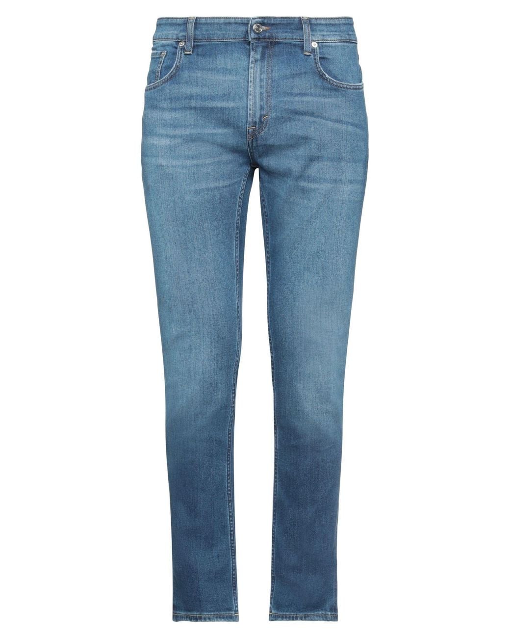 Department 5 Blue Denim Trousers for men