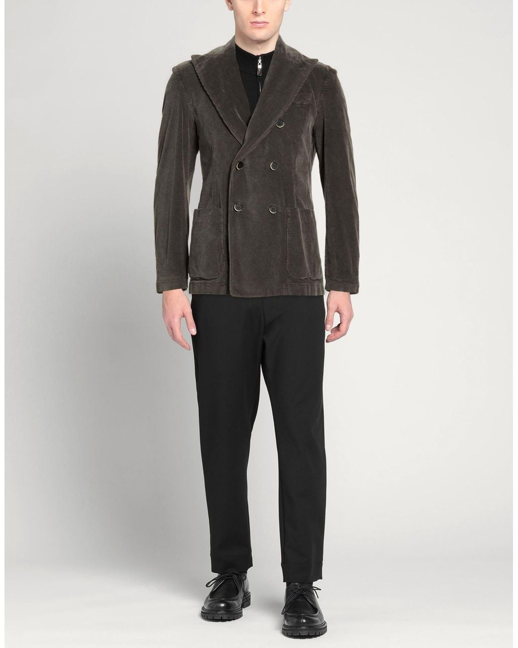 Blazer di Barena in Black da Uomo