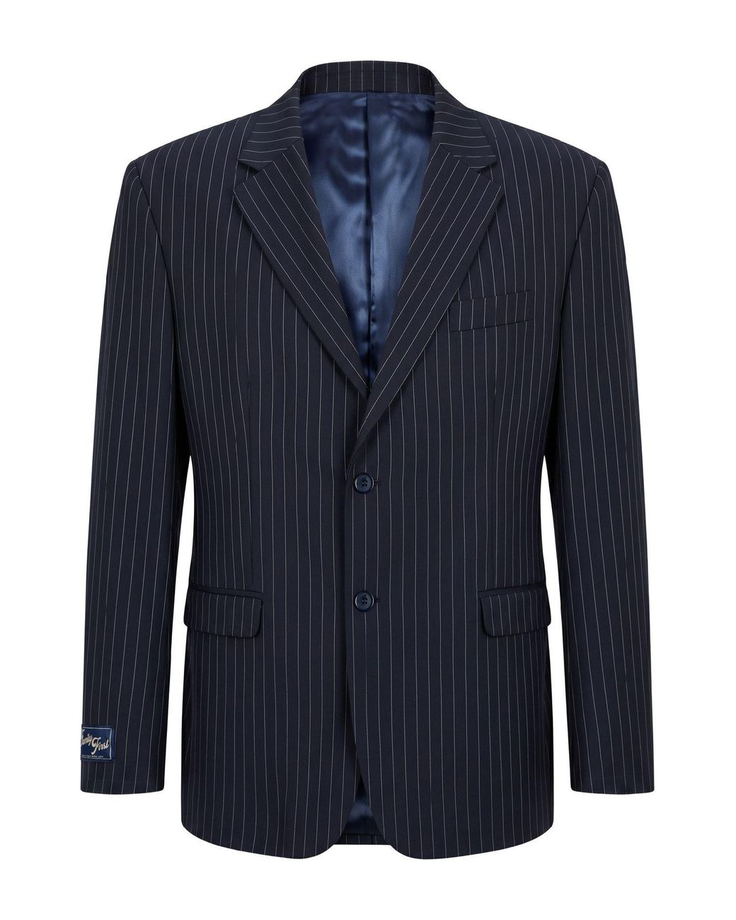FAMILY FIRST Blue Midnight Blazer Polyester, Wool, Elastane for men