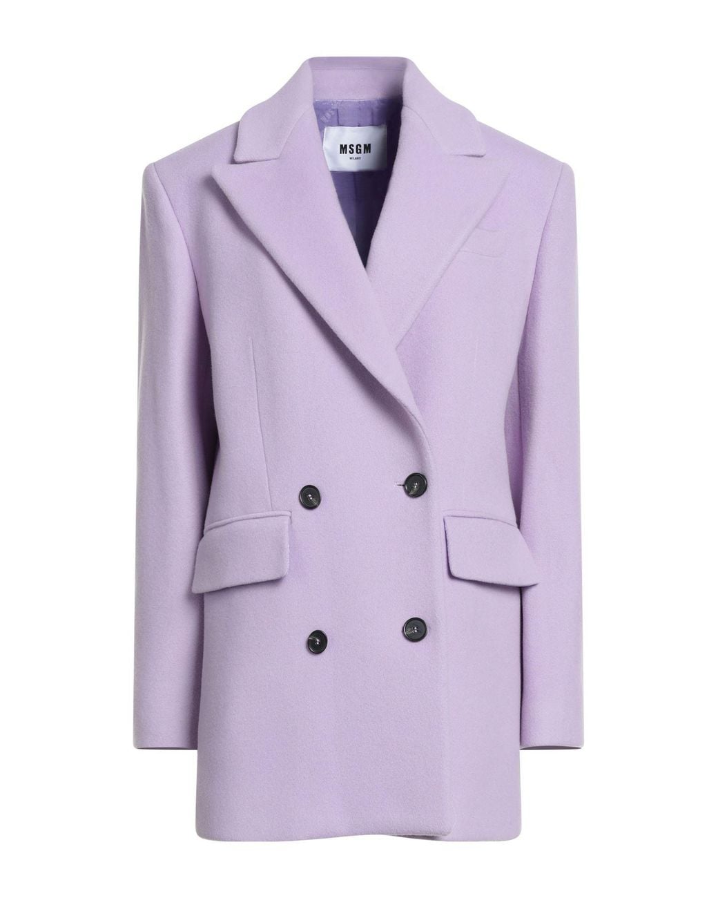 Manteau Long MSGM en coloris Purple