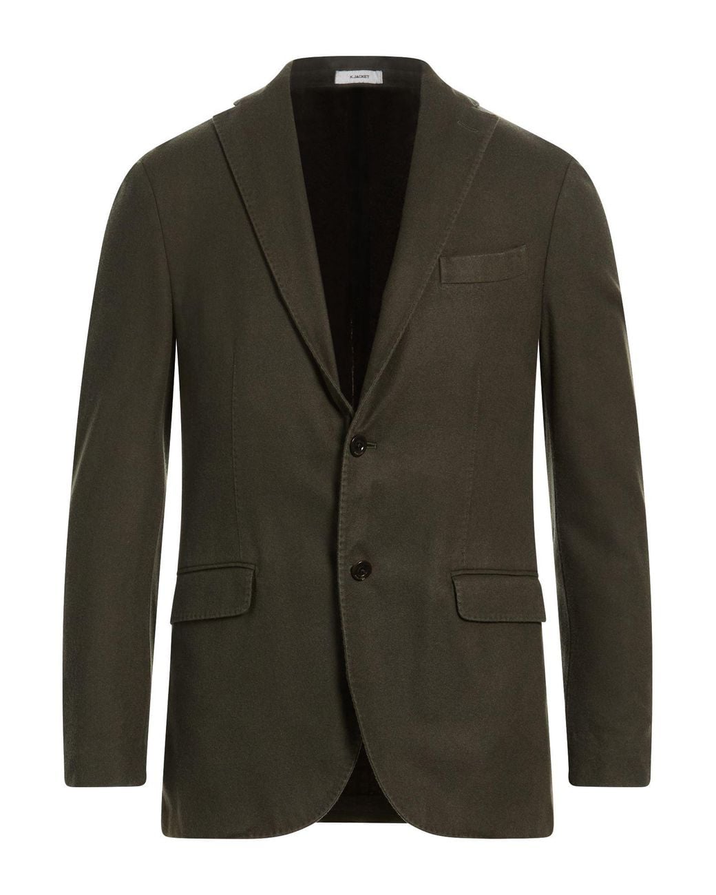 Boglioli Green Military Blazer Wool for men