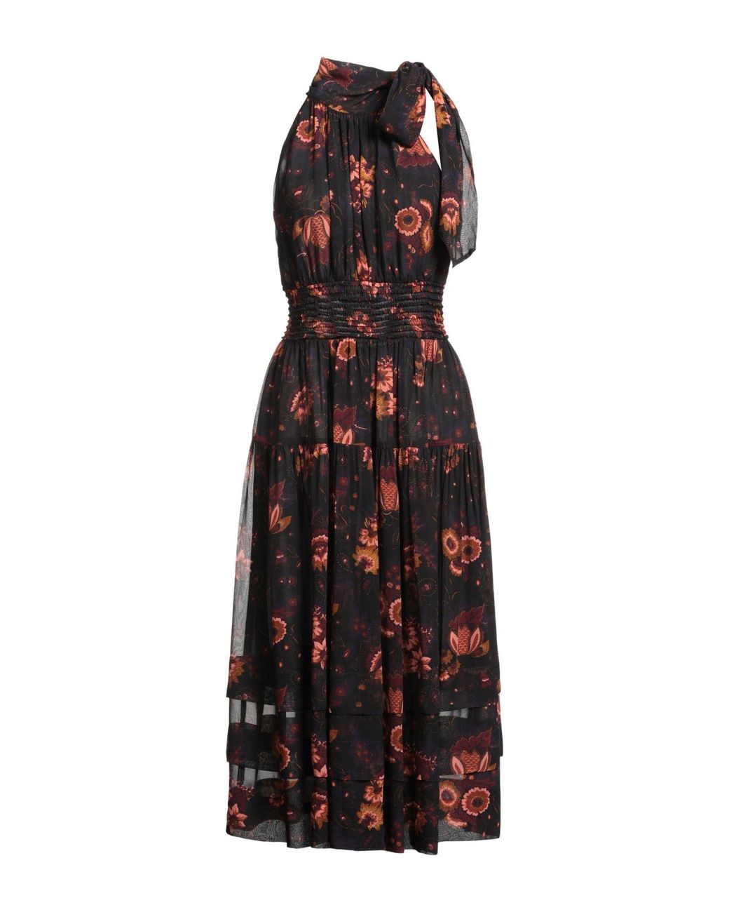 Ulla Johnson Black Midi Dress