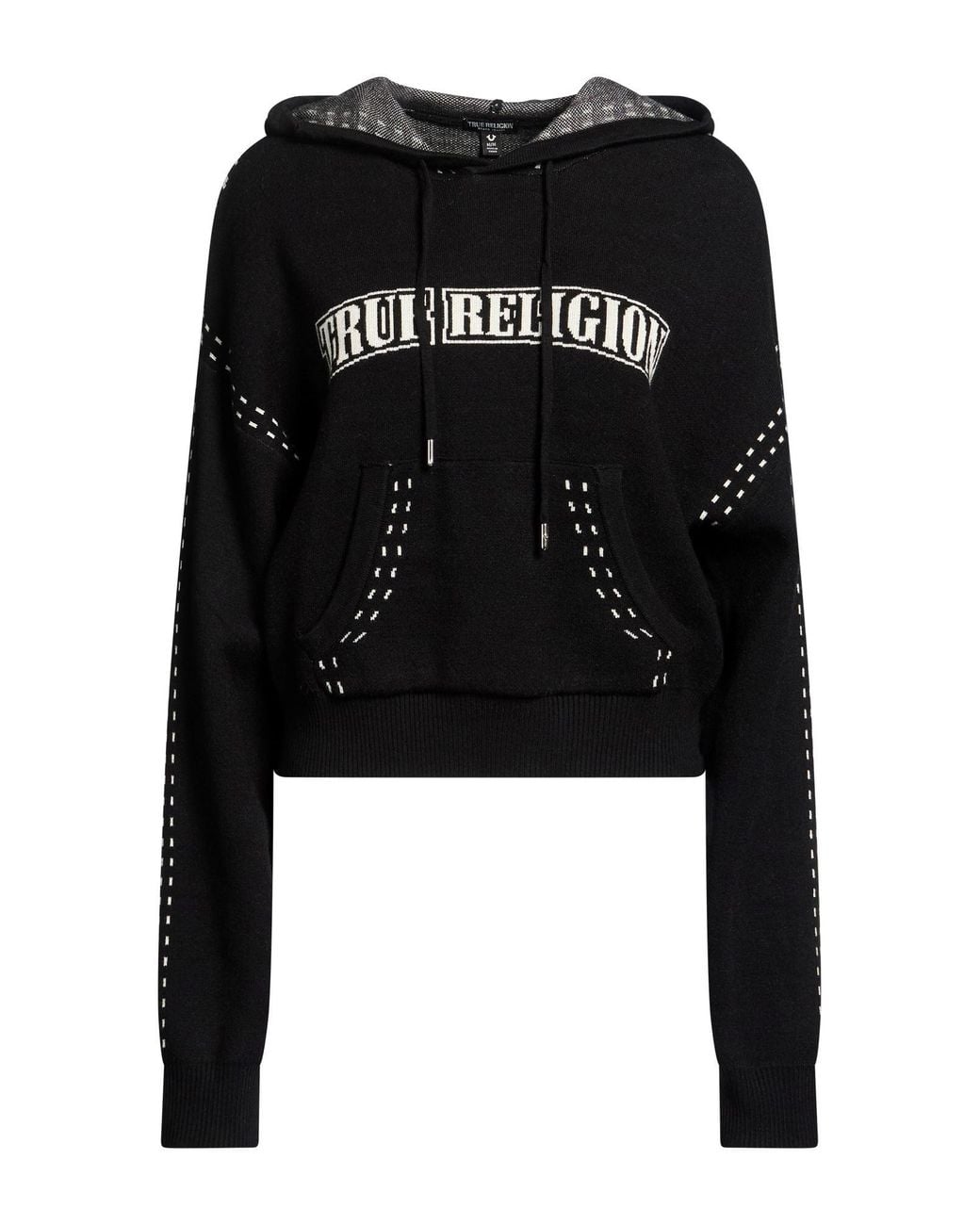 Pullover True Religion de color Black