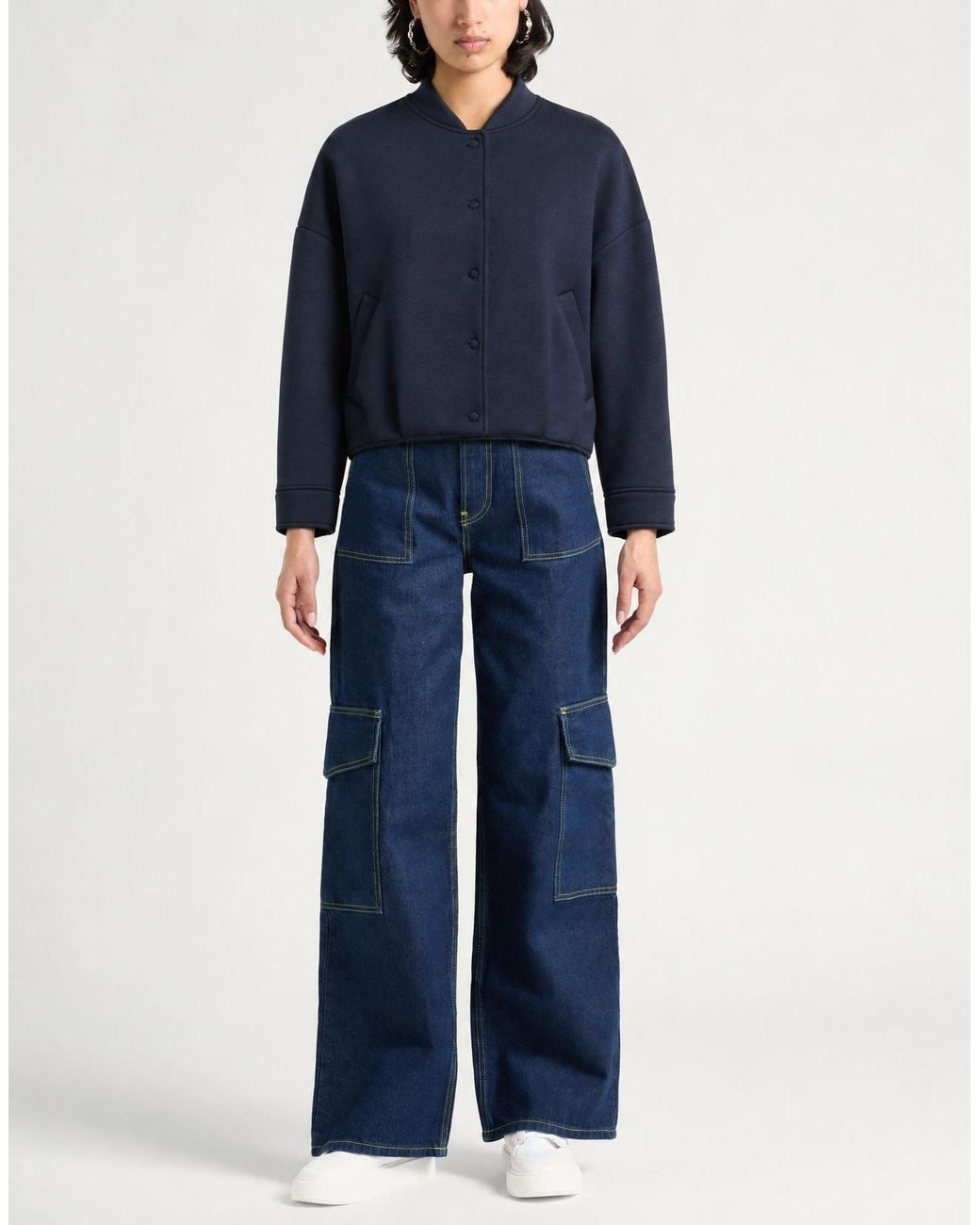 Kaos Blue Midnight Jacket Viscose, Elastane