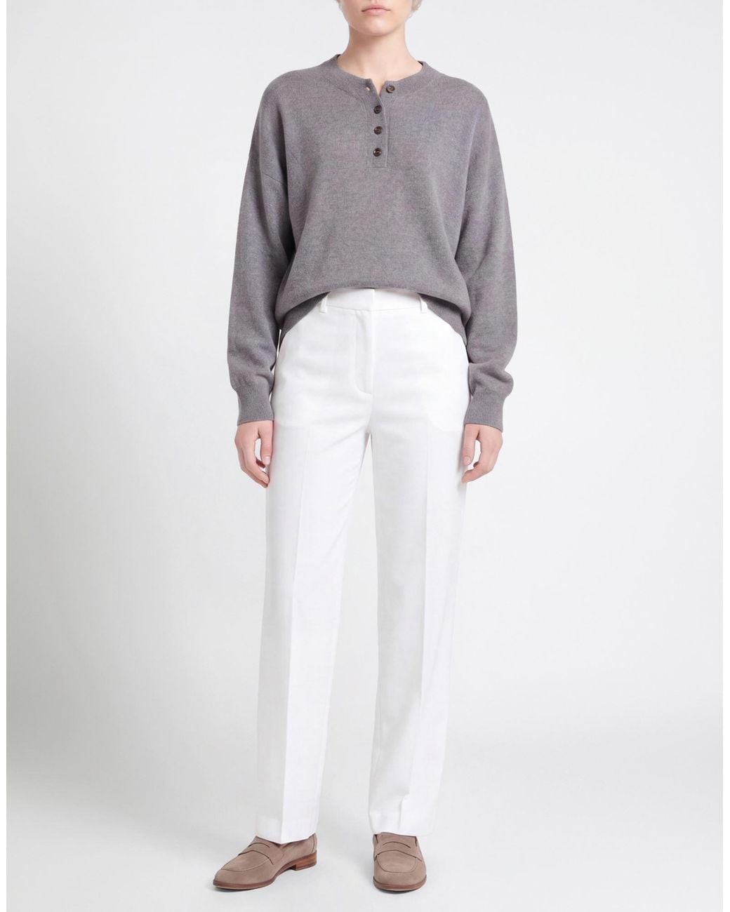 Daniele Fiesoli Gray Collezione N_01 Sweater Merino Wool, Cashmere