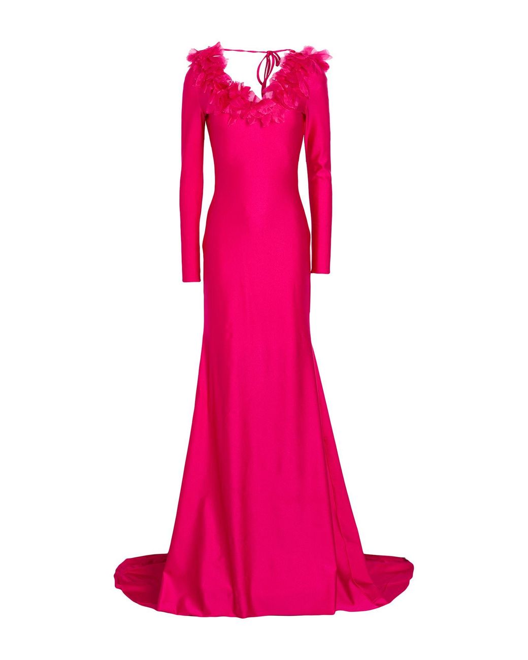 GIUSEPPE DI MORABITO Pink Fuchsia Maxi Dress Polyamide, Elastane