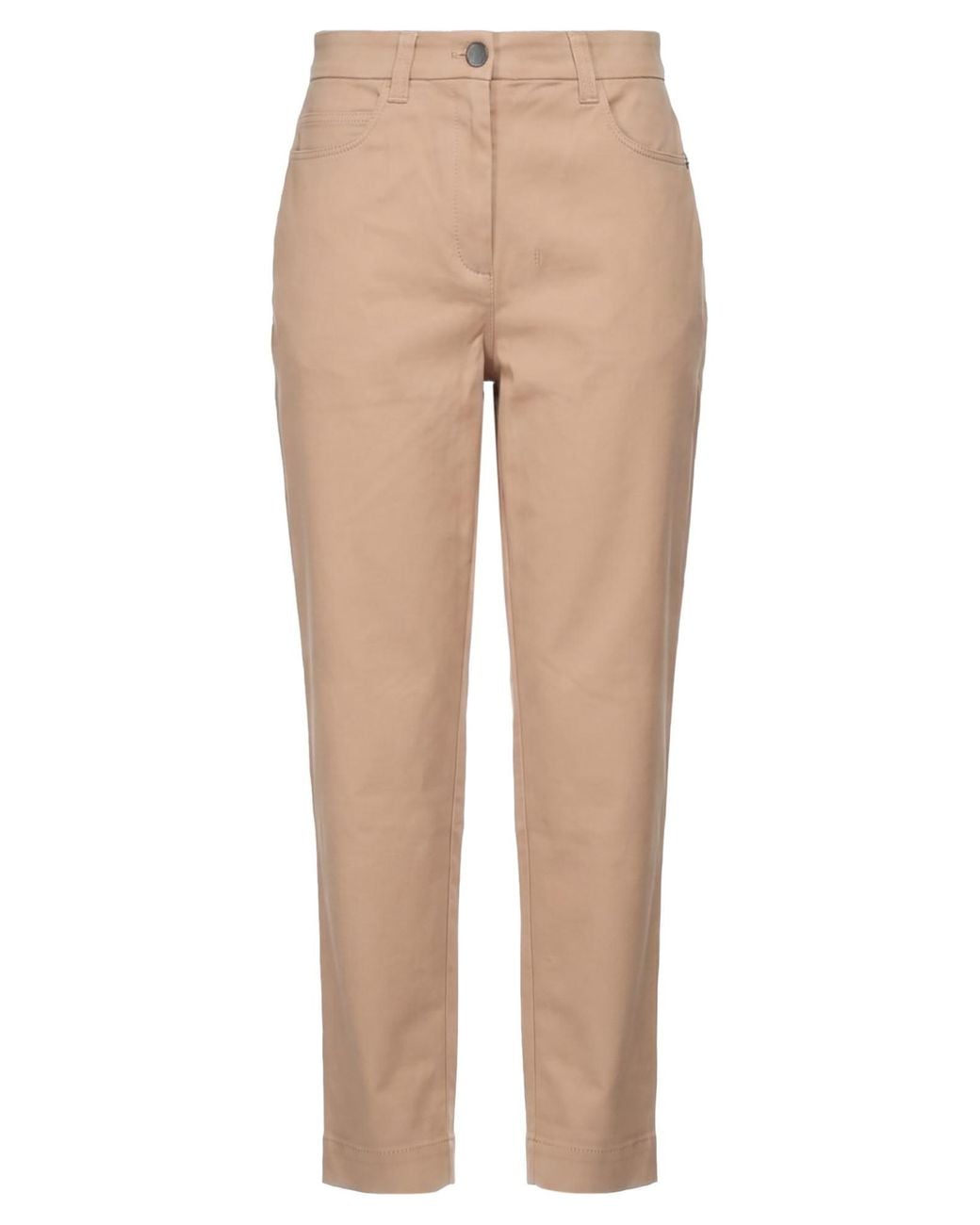 Pennyblack Natural Camel Pants Cotton, Elastane