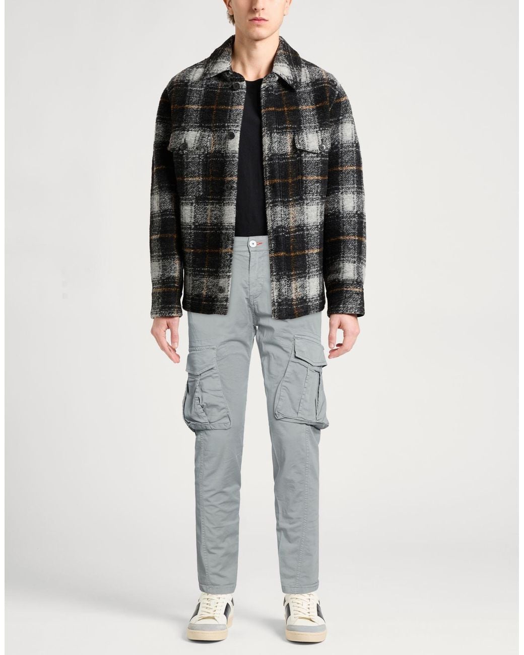 Berna Gray Pants for men