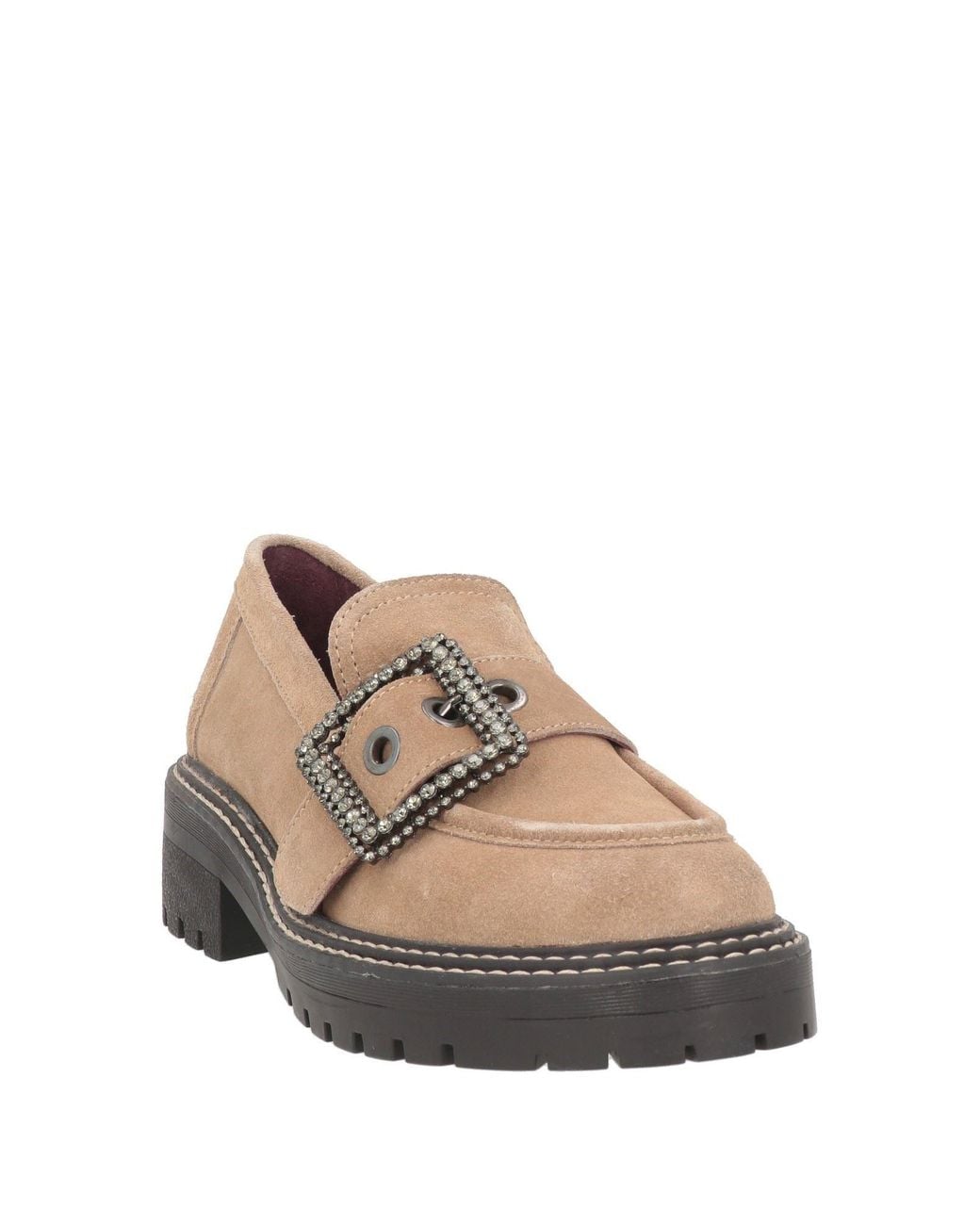 Apepazza Brown Sand Loafers Leather