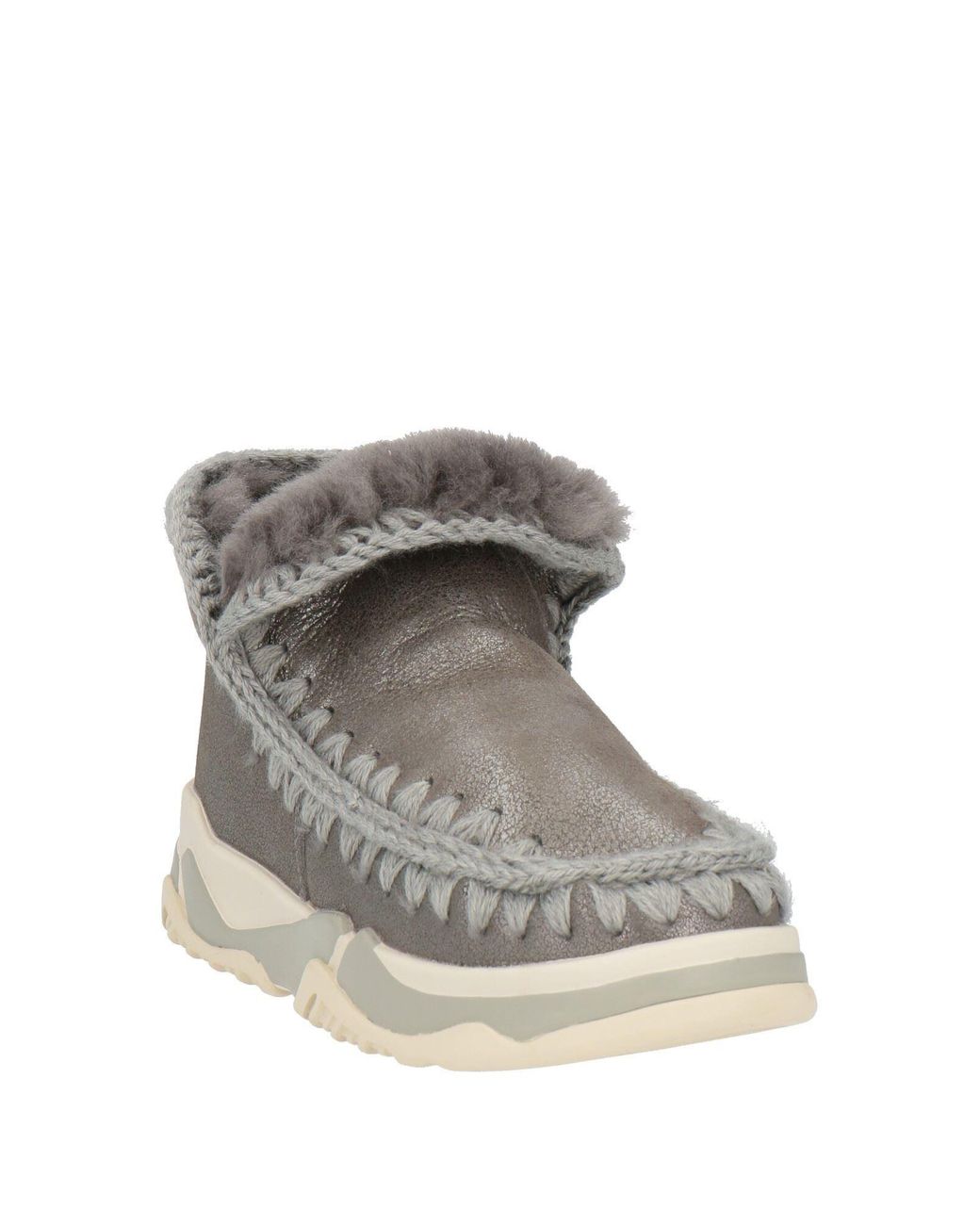 Mou Gray Ankle Boots