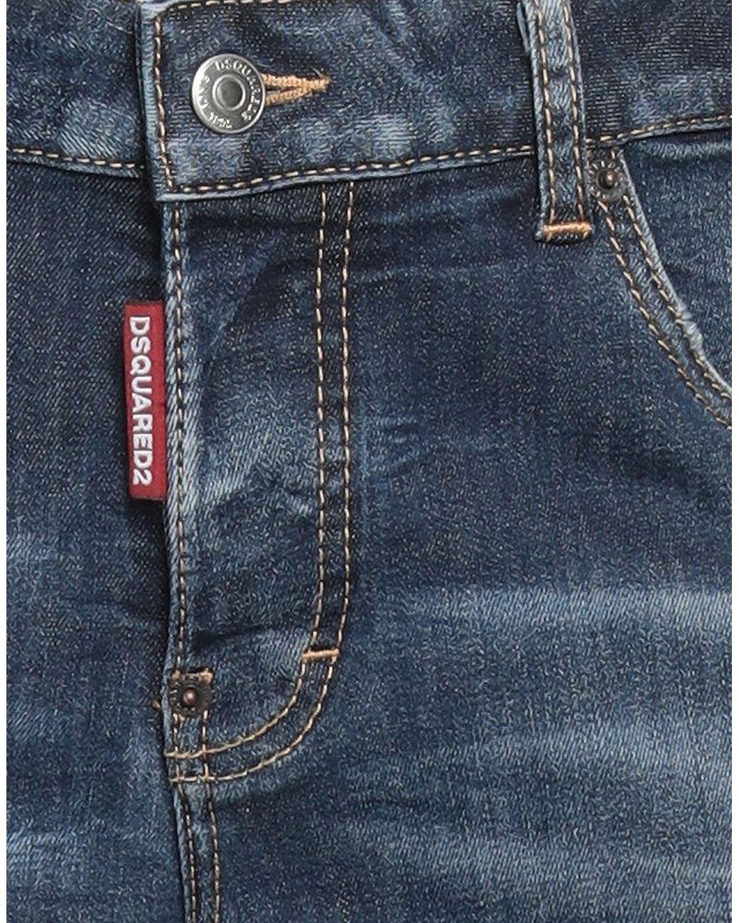 DSquared² Blue Jeans Cotton, Elastomultiester, Elastane