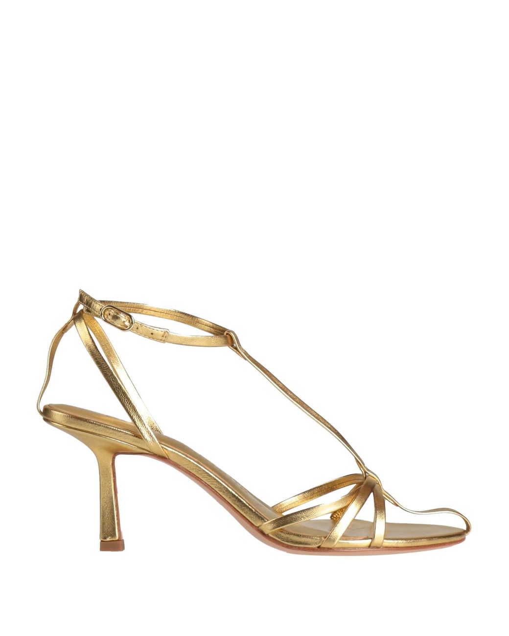 STUDIO AMELIA Metallic Sandals Leather