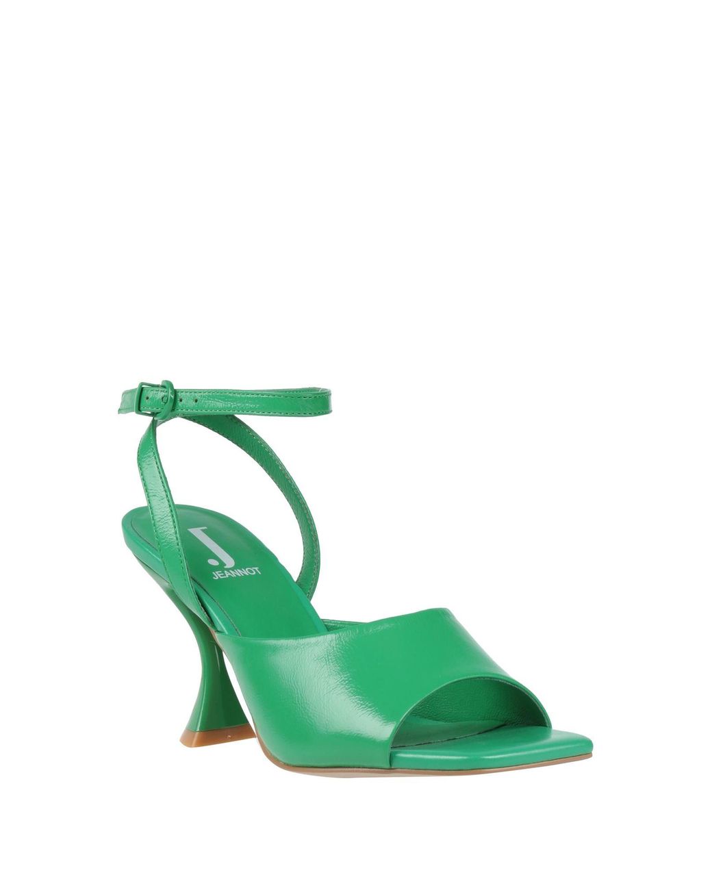 Jeannot Green Sandals Leather