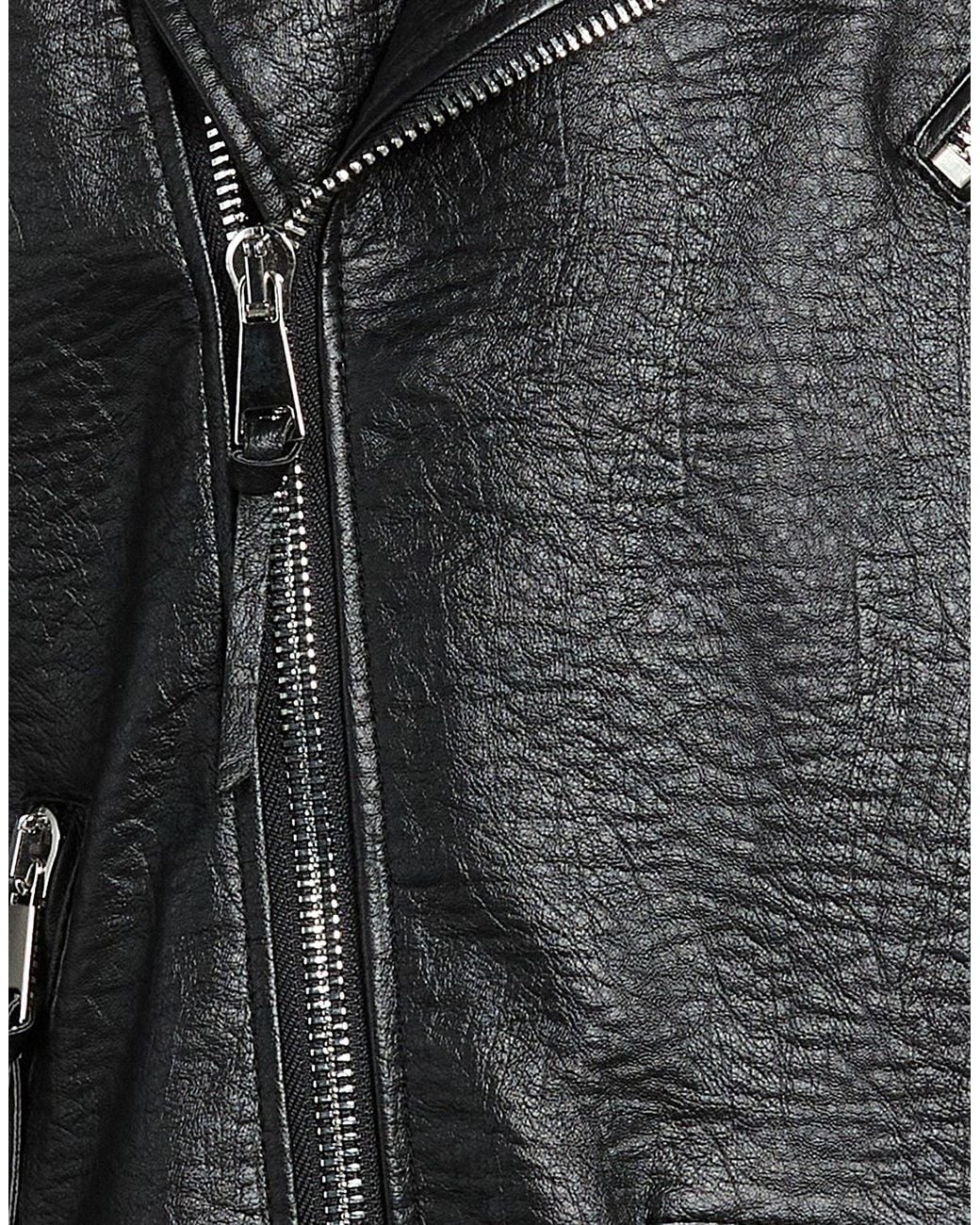 Berna Black Jacket Polyester, Polyurethane for men