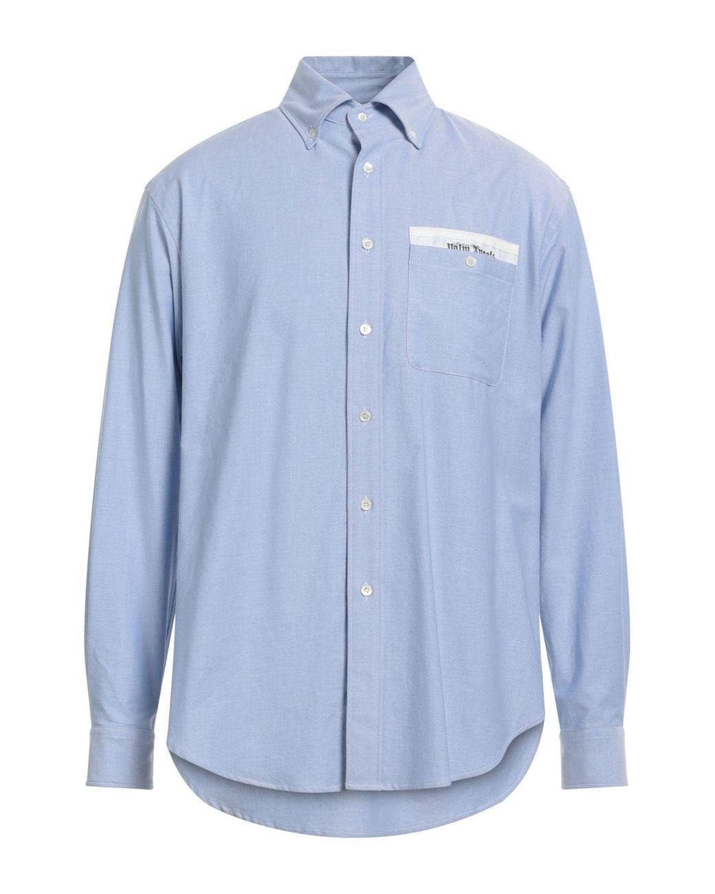 Palm Angels Blue Shirt for men