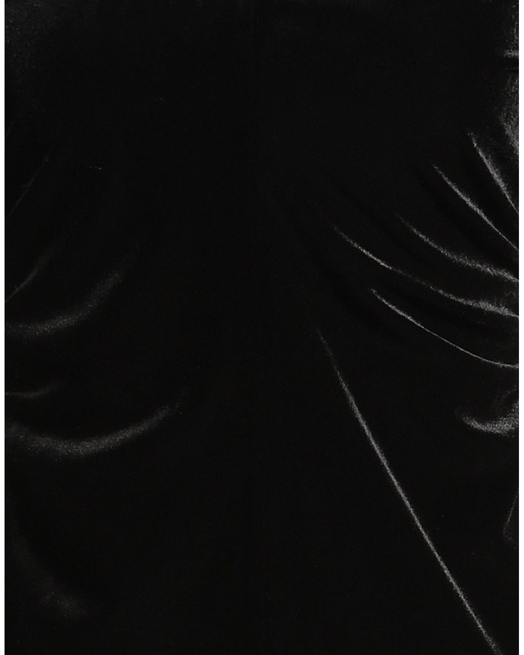 ARMANI EXCHANGE Black Midi Dress Polyester, Elastane