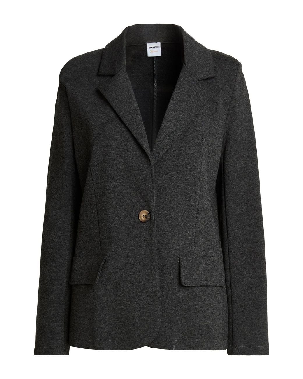ALEX INGH Black Charcoal Blazer Viscose, Polyamide, Elastane