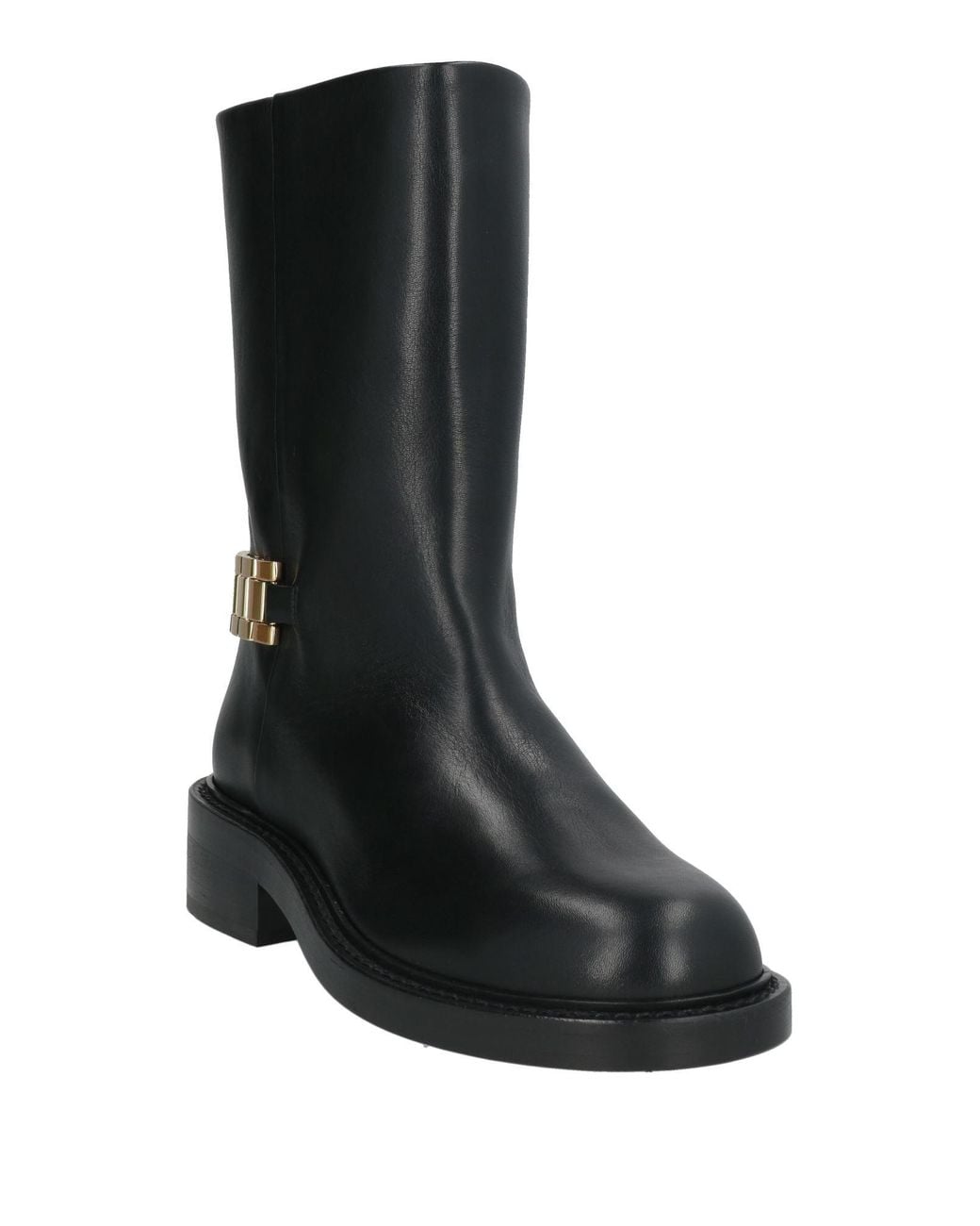 Victoria Beckham Black Ankle Boots Leather