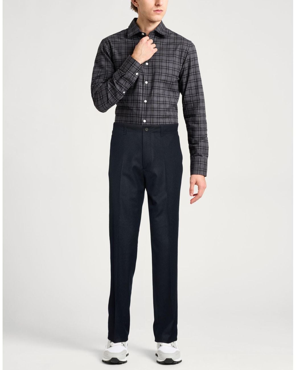 Boglioli Blue Trouser for men