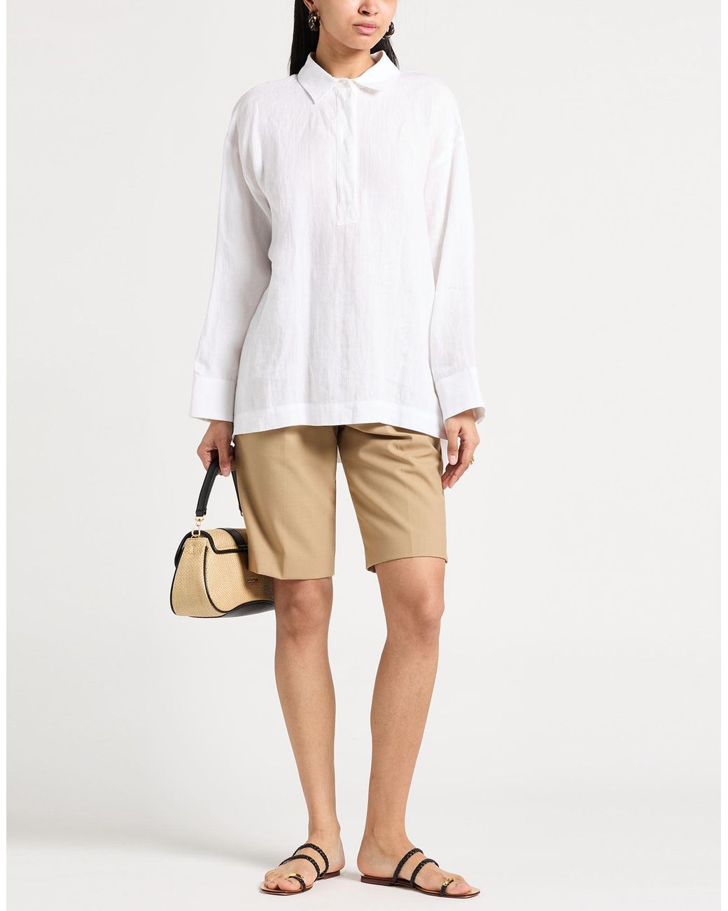Max Mara White Tops