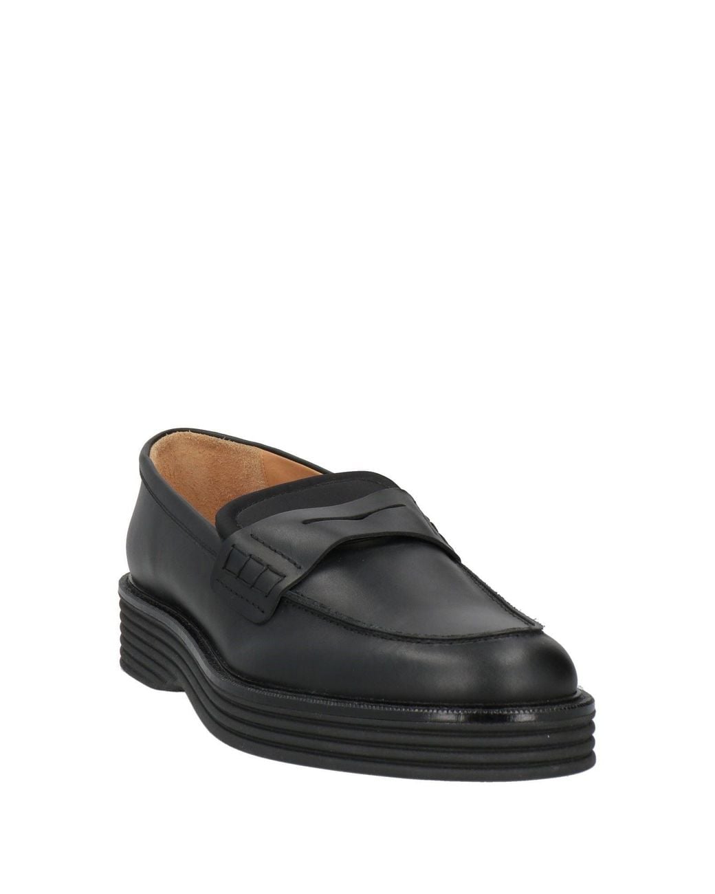 THEORY PROJECT Black Loafers Calfskin for men