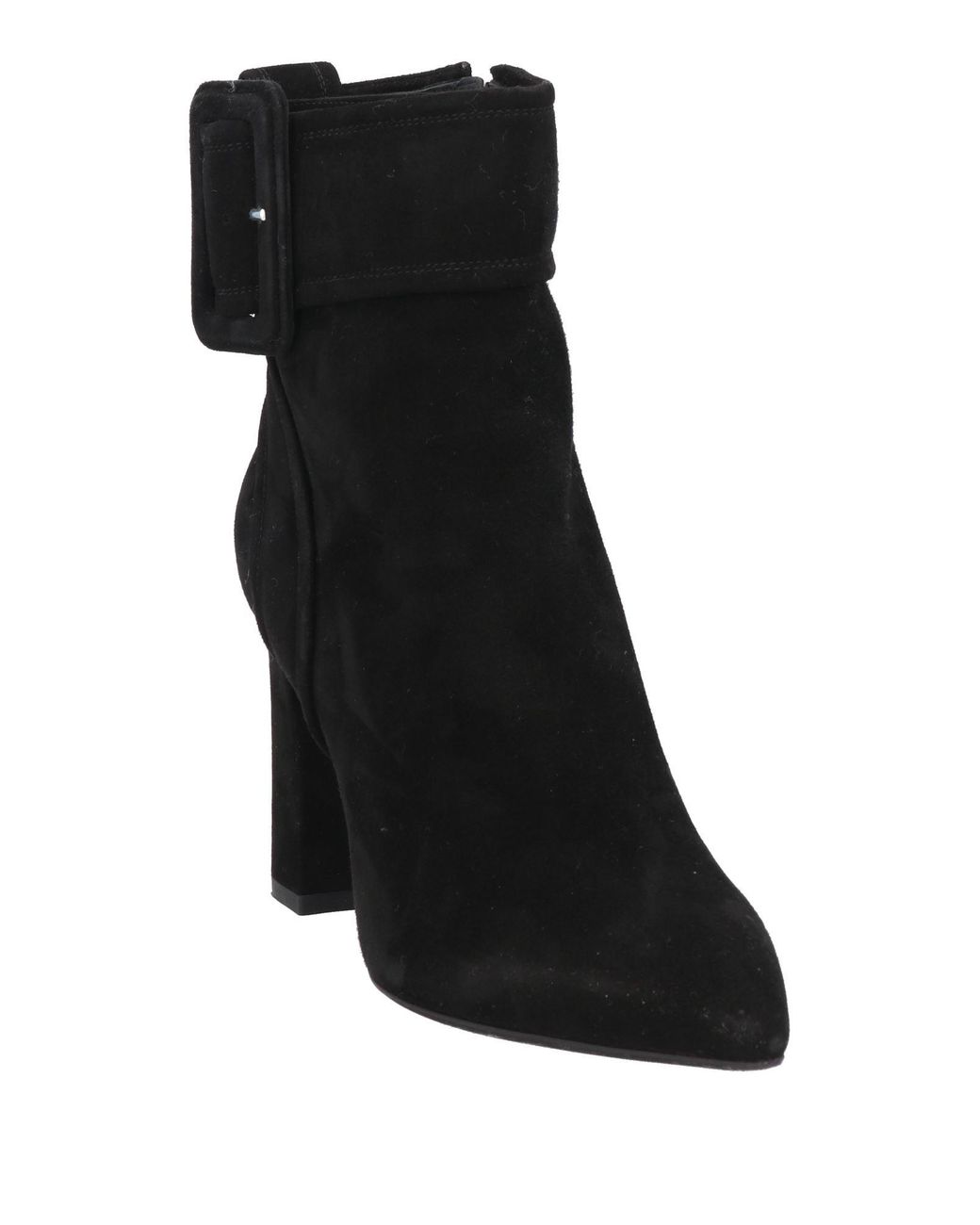 Santoni Black Ankle Boots