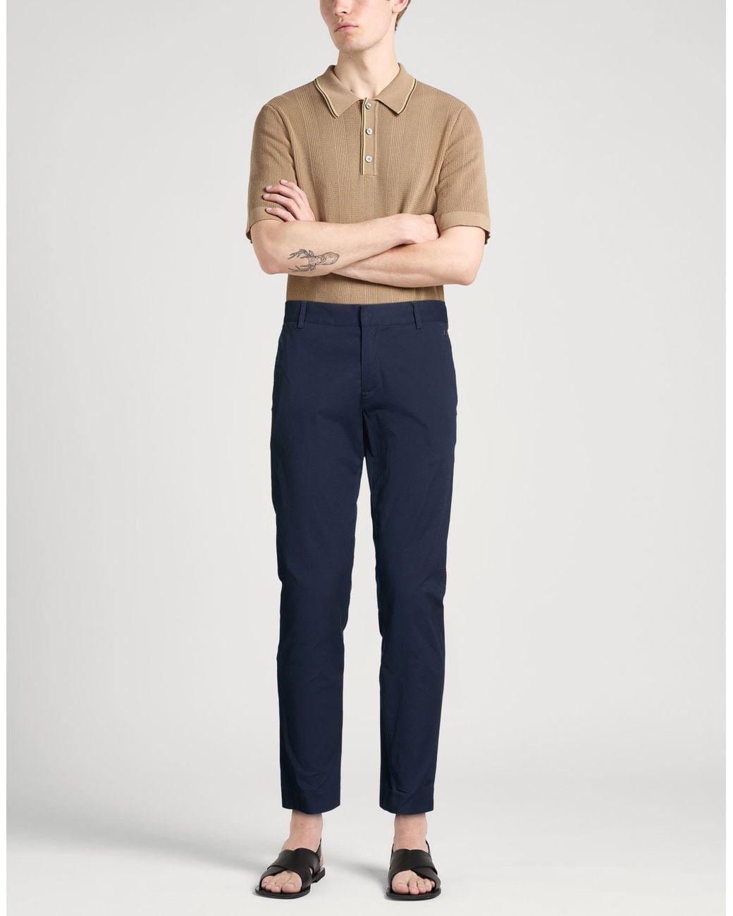 Daniele Alessandrini Blue Pants for men