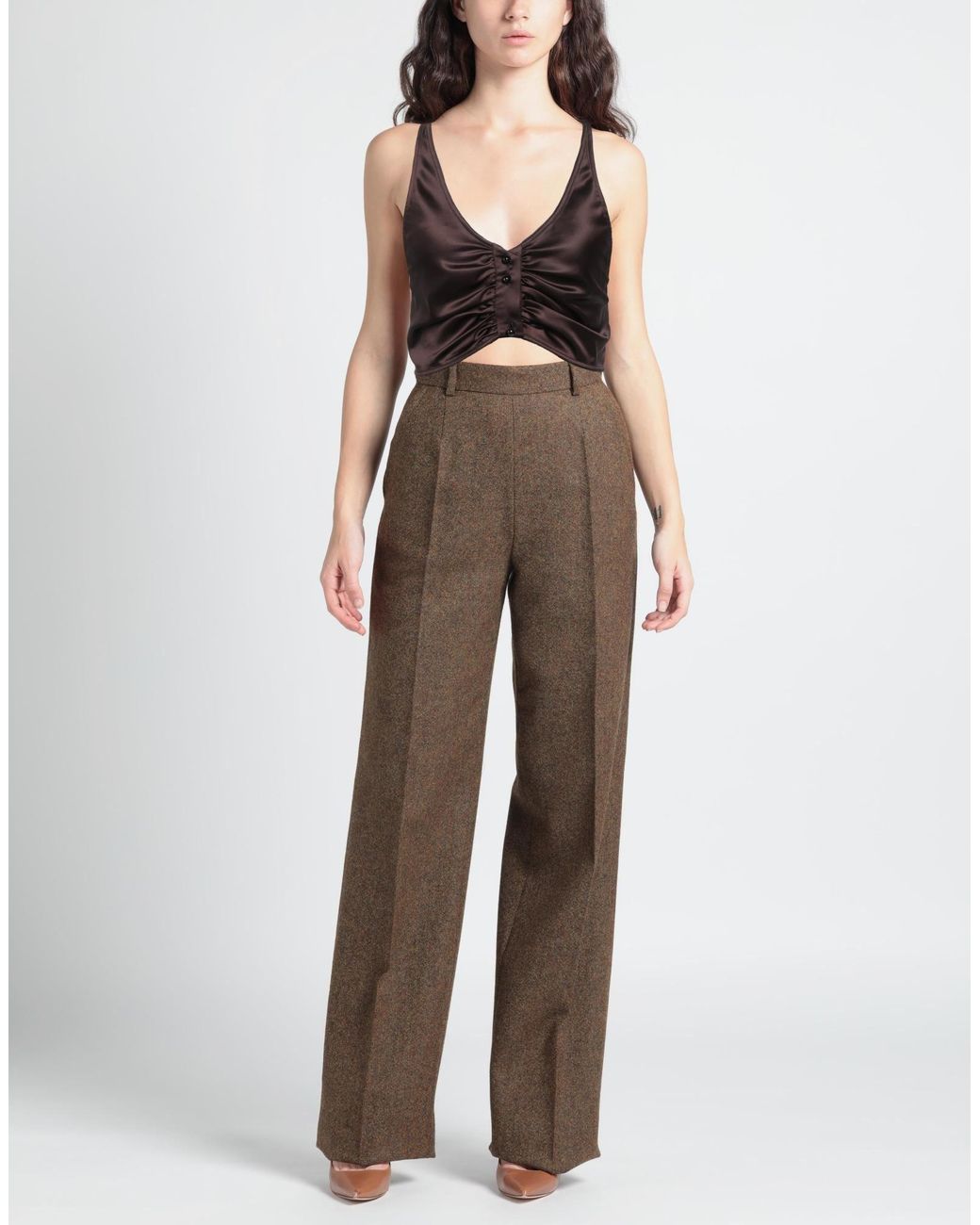 Ganni Brown Top