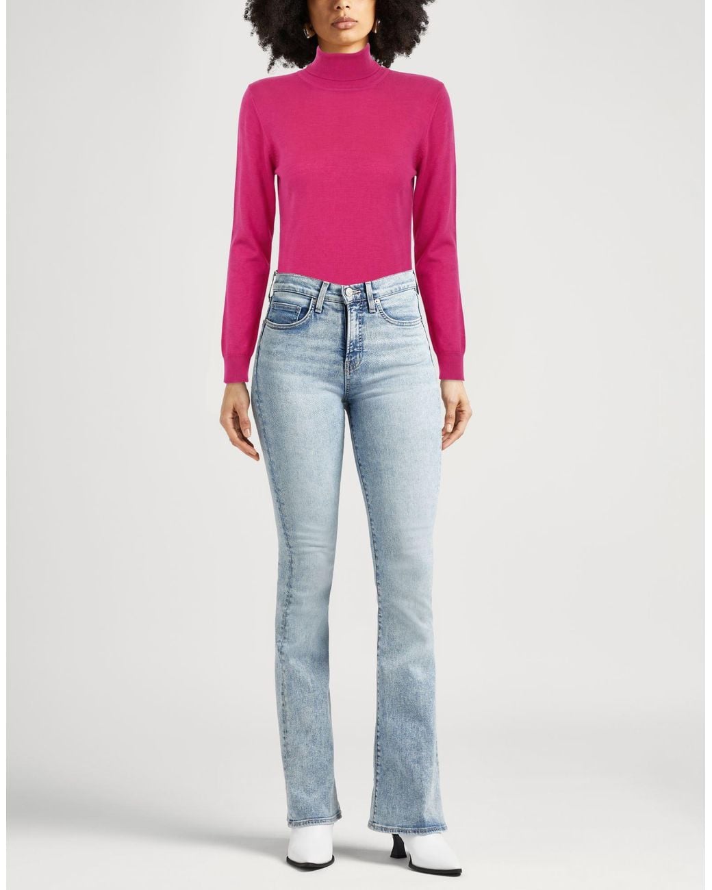 Kaos Pink Turtleneck