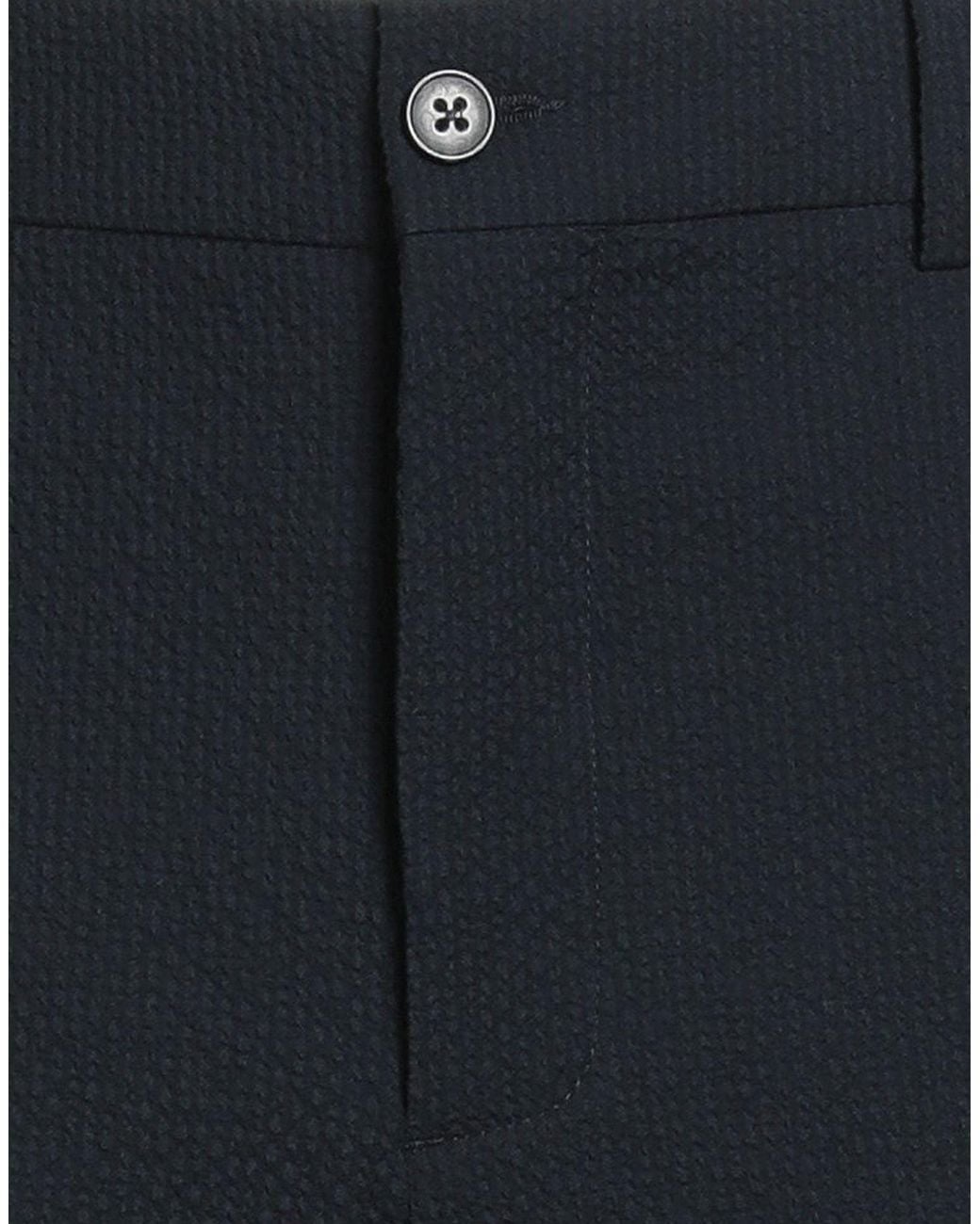 Brian Dales Blue Midnight Pants Cotton, Elastane, Nylon for men