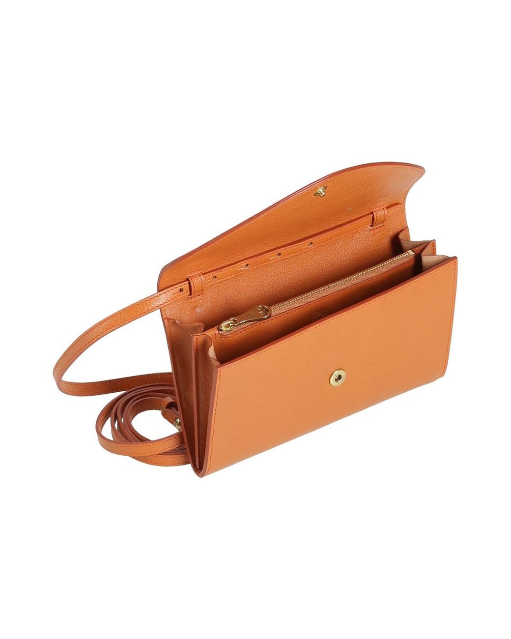 Il Bisonte Orange Handbag