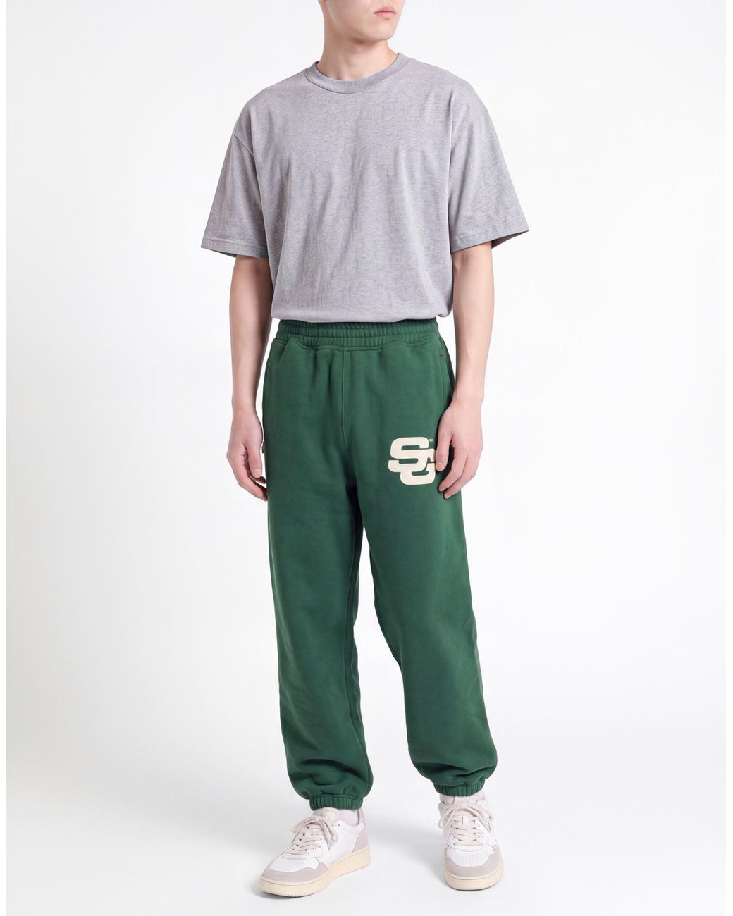 SUMMER GAMES Green Pants Organic Cotton for men
