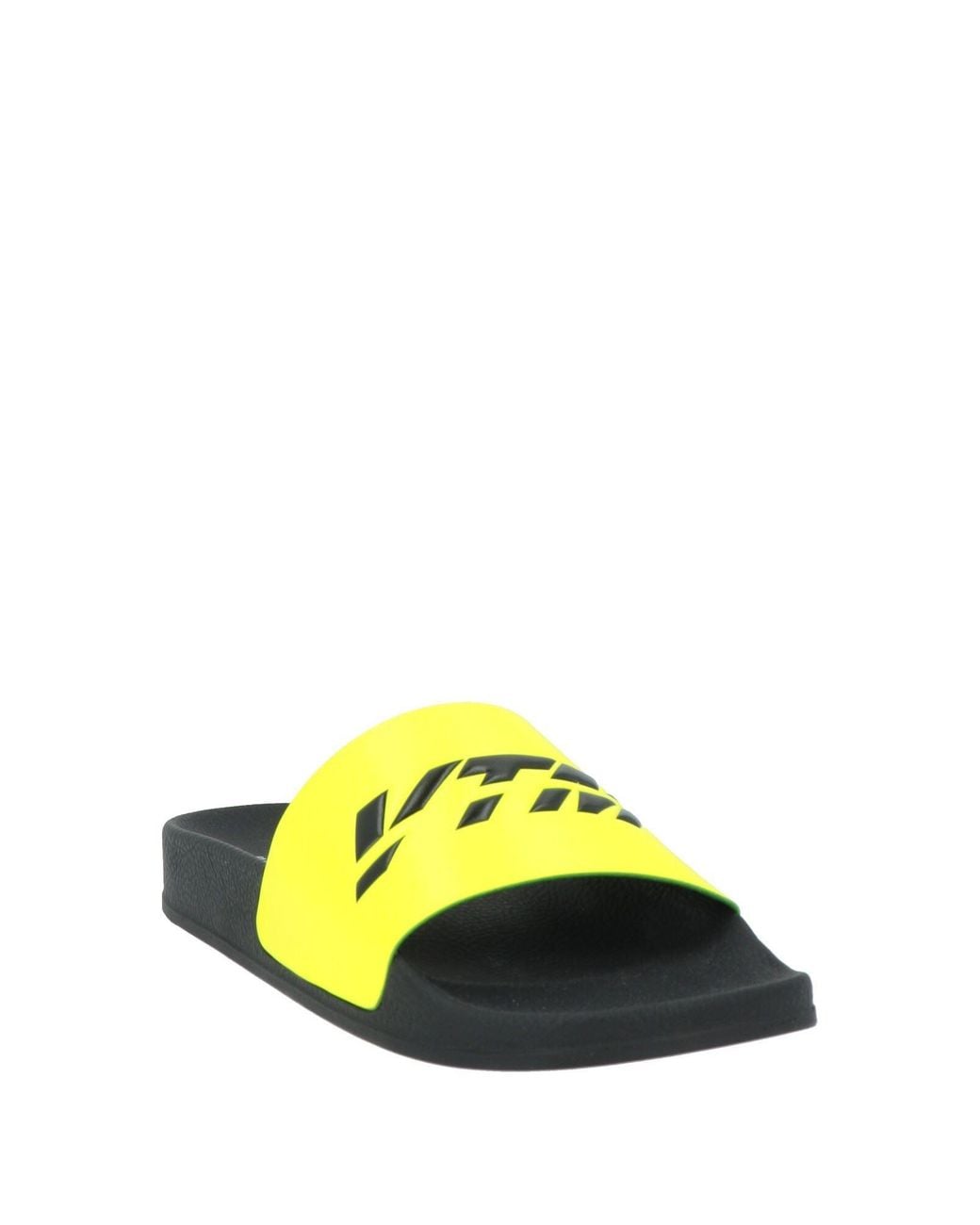 VTMNTS Yellow Lime Sandals Leather