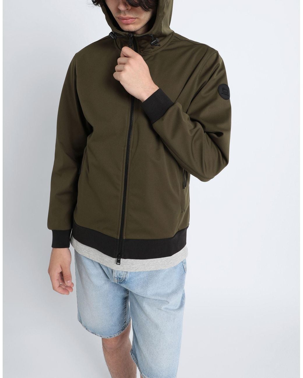 Giubbotto di Woolrich in Green da Uomo