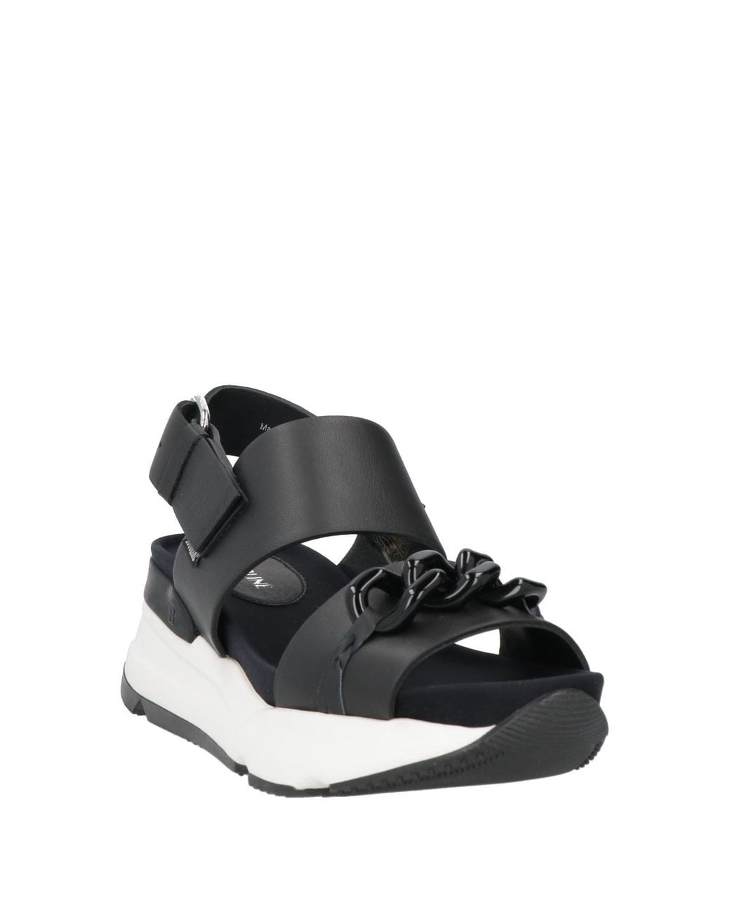 Rucoline Black Sandals Leather