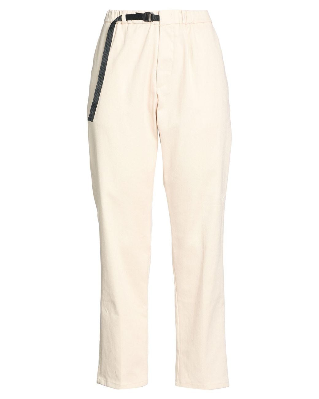 White Sand Natural Pants Cotton, Elastane