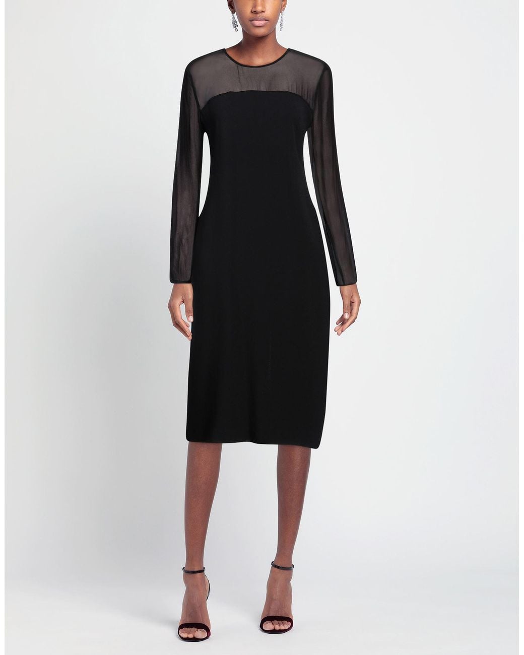Robe midi Jucca en coloris Black