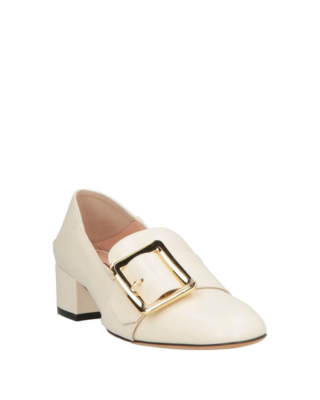 Bally Natural Ivory Loafers Calfskin