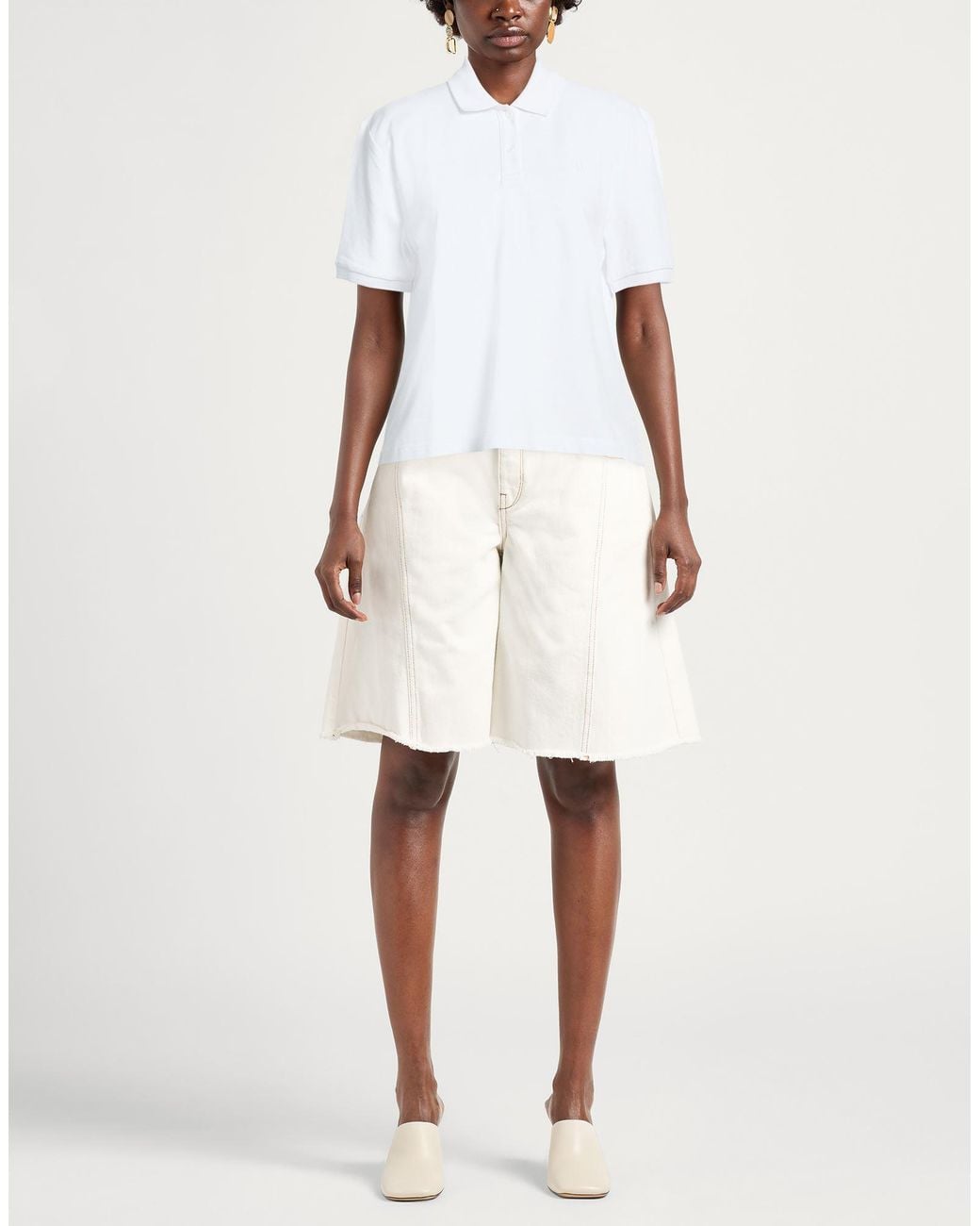Ottod'Ame White Polo Shirts