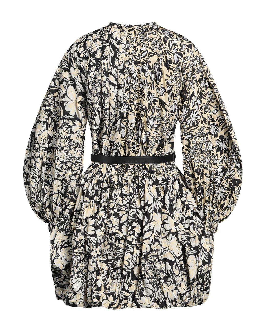 Jil Sander Gray Mini Dress Polyamide