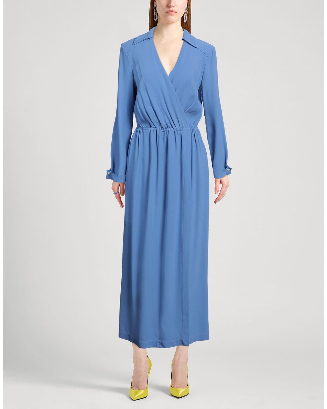 Liviana Conti Blue Midi Dress