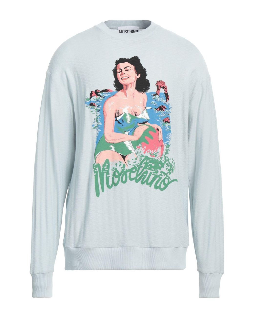 Blue moschino jumper online
