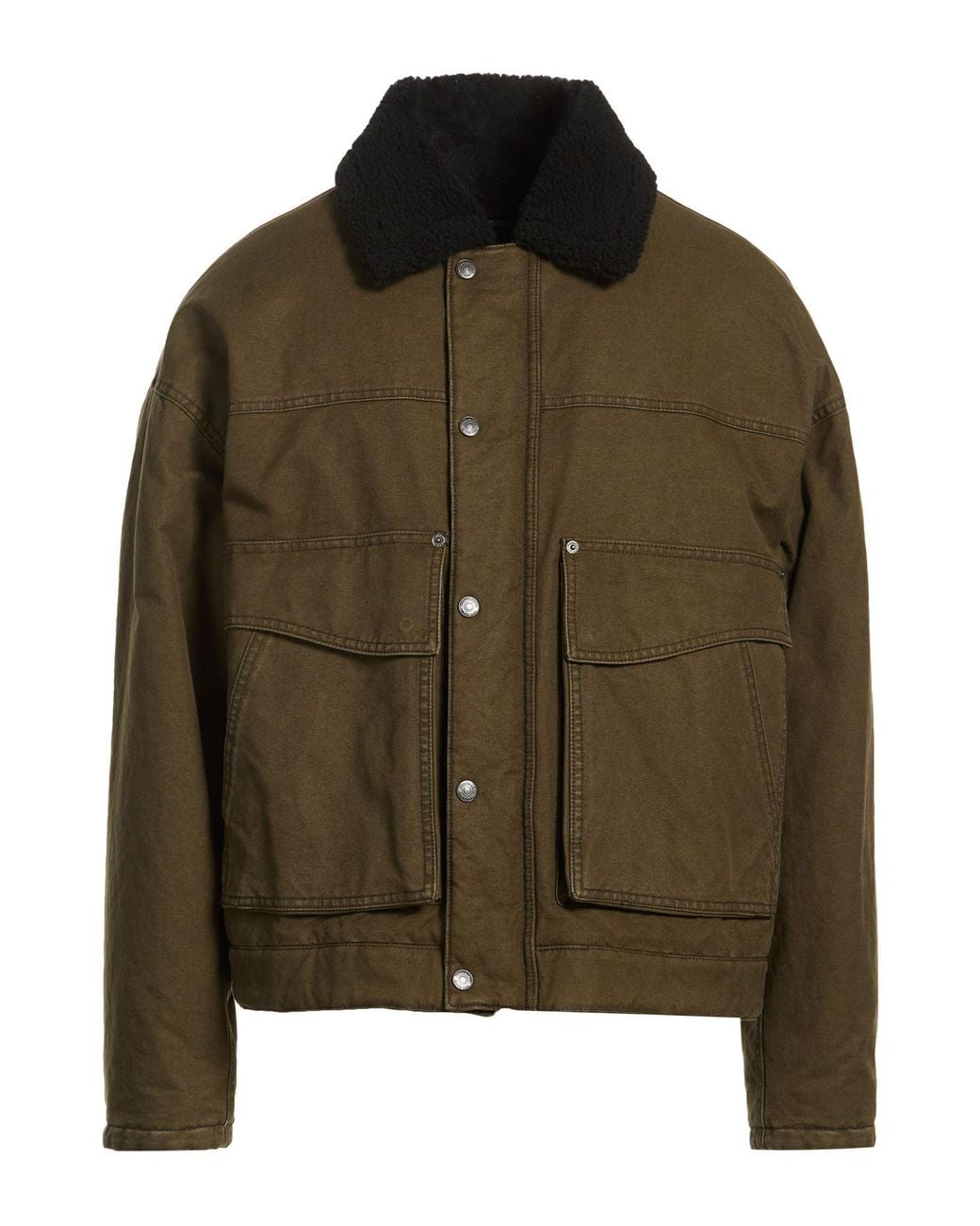 DSquared² Green Military Jacket Cotton for men