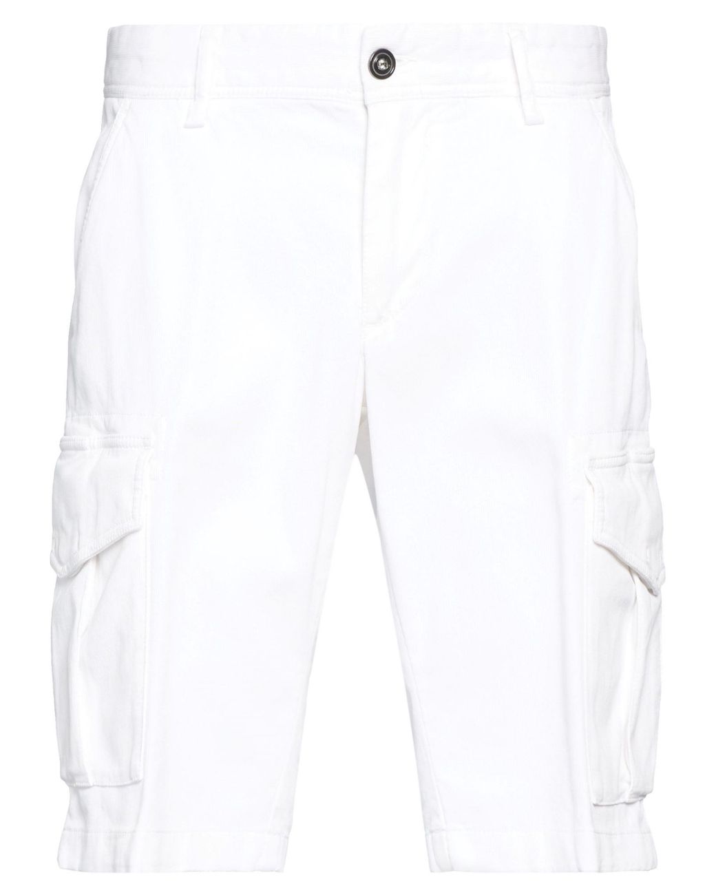 Paul & Shark White Shorts & Bermuda Shorts Cotton, Elastane for men