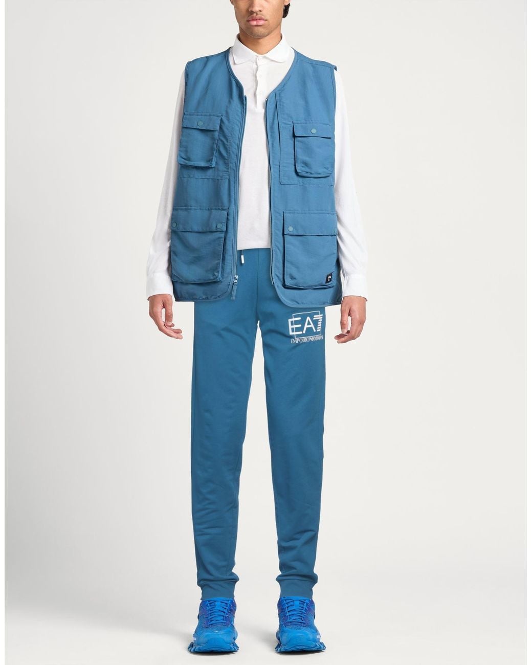 EA7 Blue Trouser for men