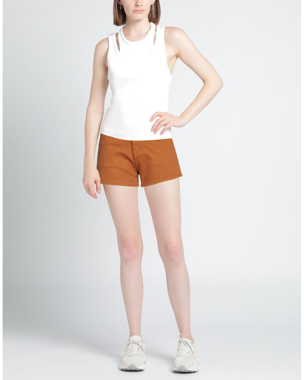 Jucca Brown Denim Shorts